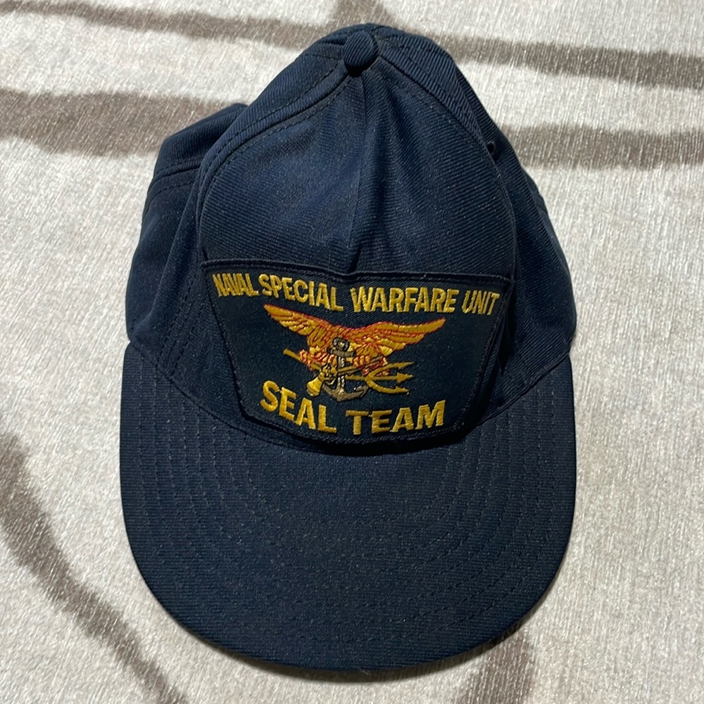US Naval Special Warfare Unit Snapback Hat Blue Seal Team North Star Made in USA